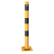 Barrier posts | sides tiltable | yellow / black |  89 mm